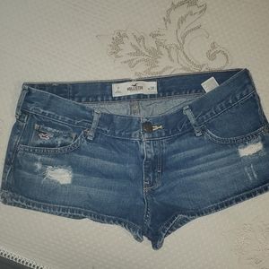 Hollister Denim Jean Shorts size 7 w28